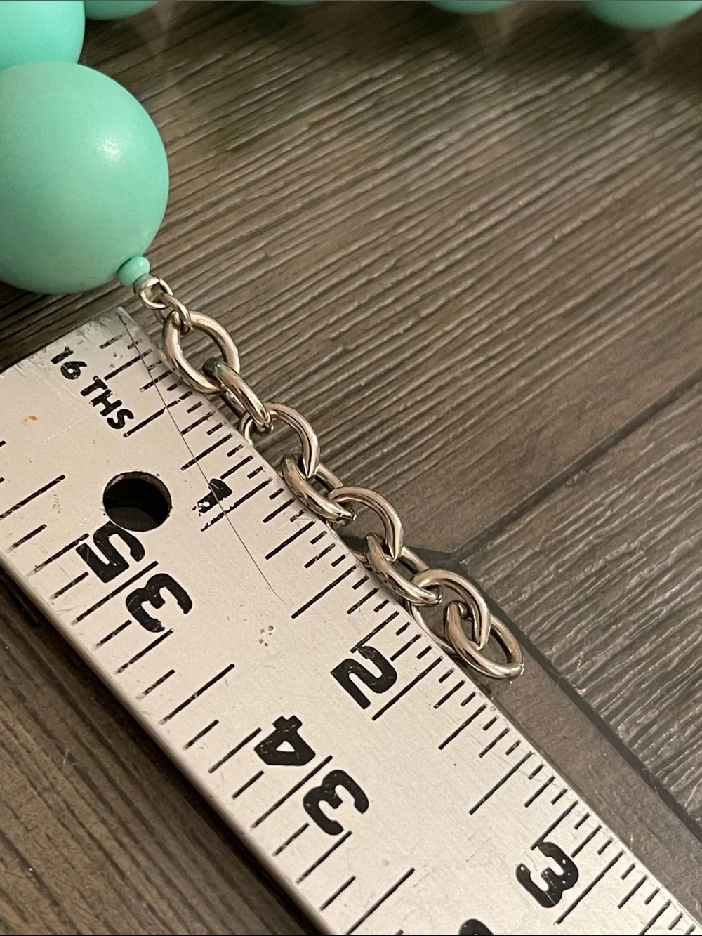 Vintage MONET Round Matte Gum Ball Sized Beaded Necklace - Tiffany Blue ?